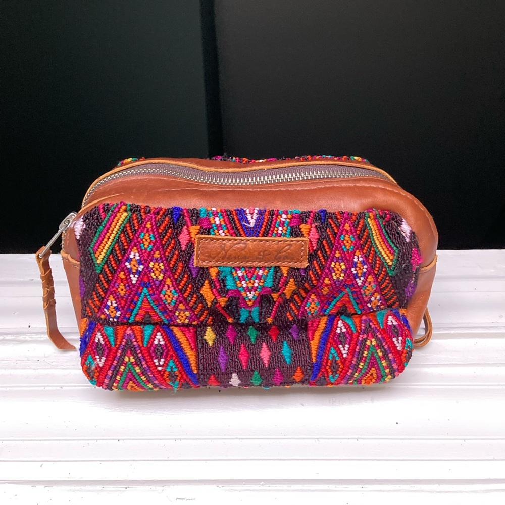 Nena & Co Essentials Bag in a OOAK Huipil & Cafe Leather